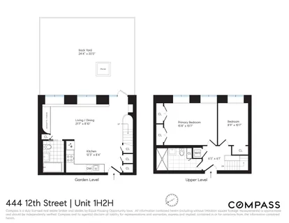 $1,895,000 | 444 12th Street, Unit 1H2H | Park Slope