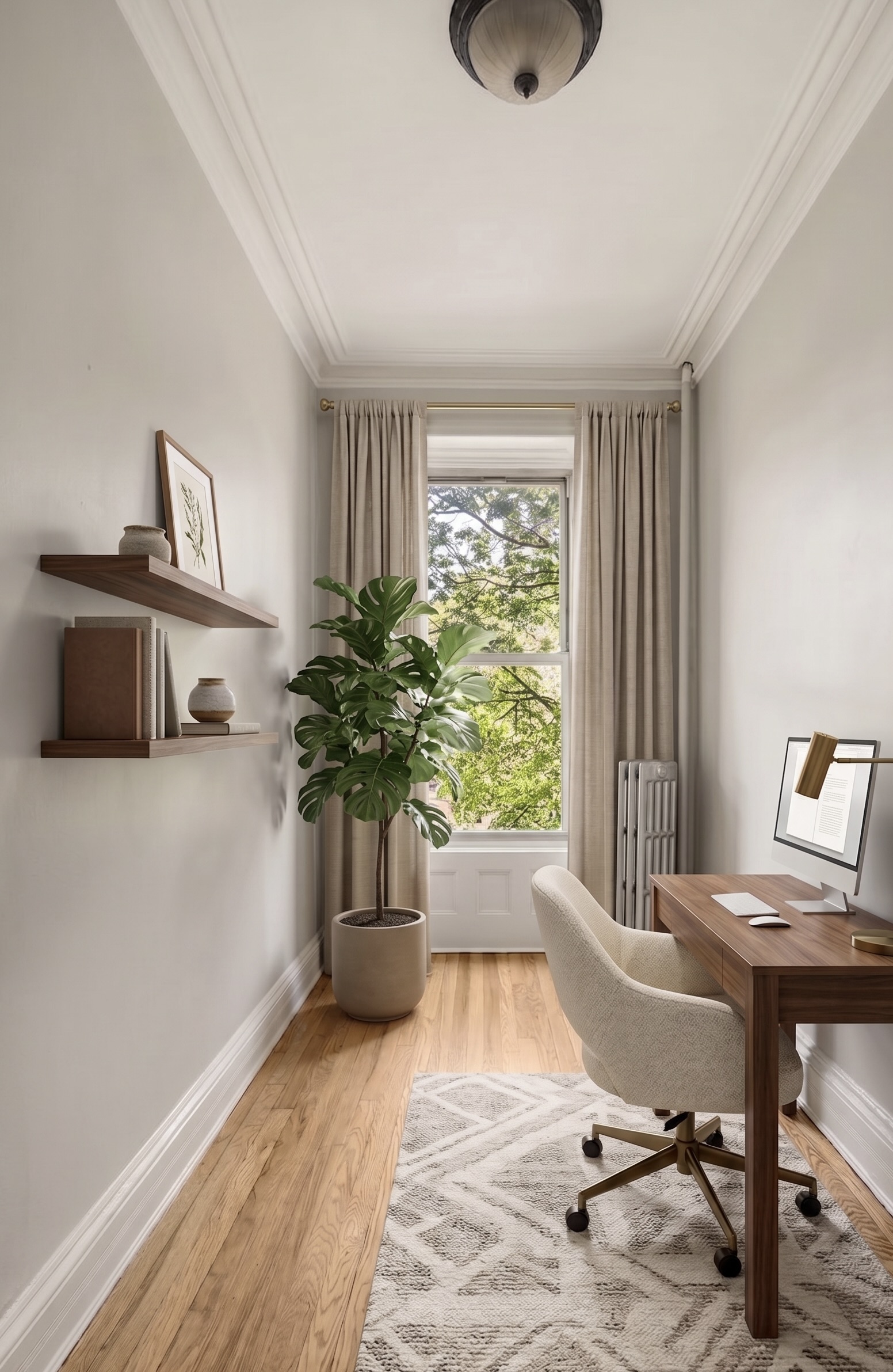 462 9th Street, Unit 2 Brooklyn, NY 11215 - Photo 9 of 14 a living room with furniture and a potted plant