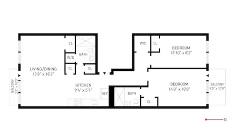 a picture of a floor plan