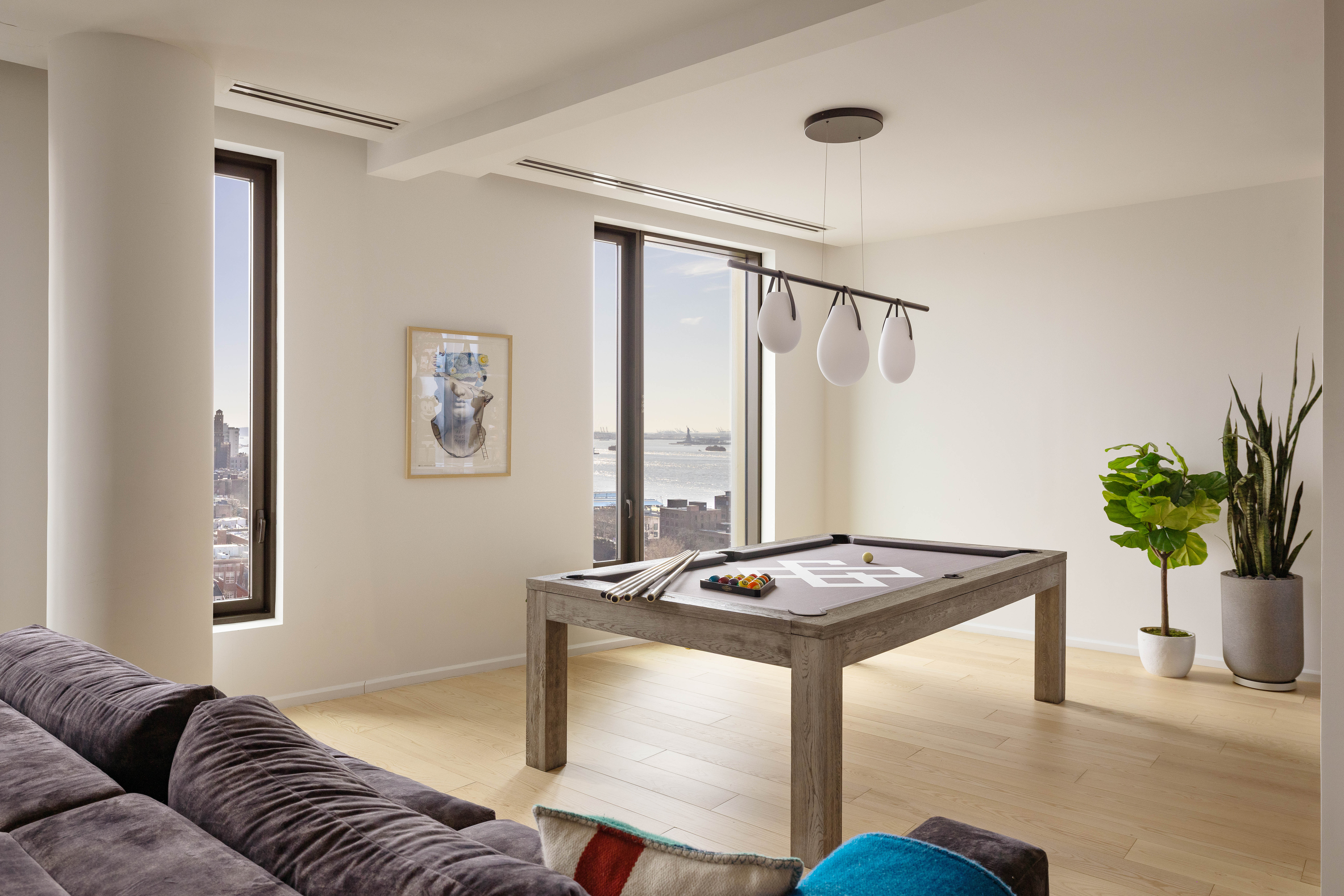 30 Front Street, Unit 21AD Brooklyn, NY 11201 - Photo 20 of 31 a living room with patio furniture and a potted plant