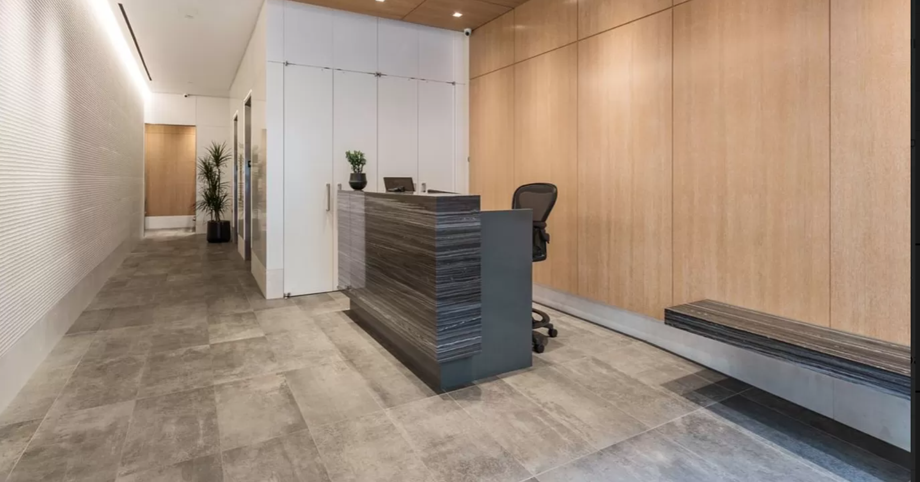 71 Nassau Street, Unit 12C Manhattan, NY 10038 - Photo 13 of 18 a view of a hallway with closet