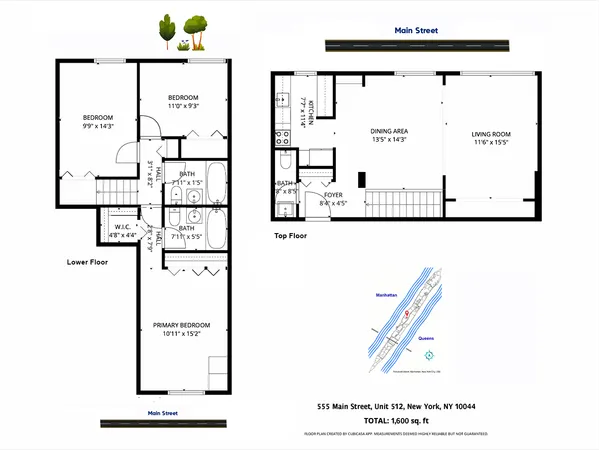 $1,180,000 | 555 Main Street, Unit 512 | Roosevelt Island