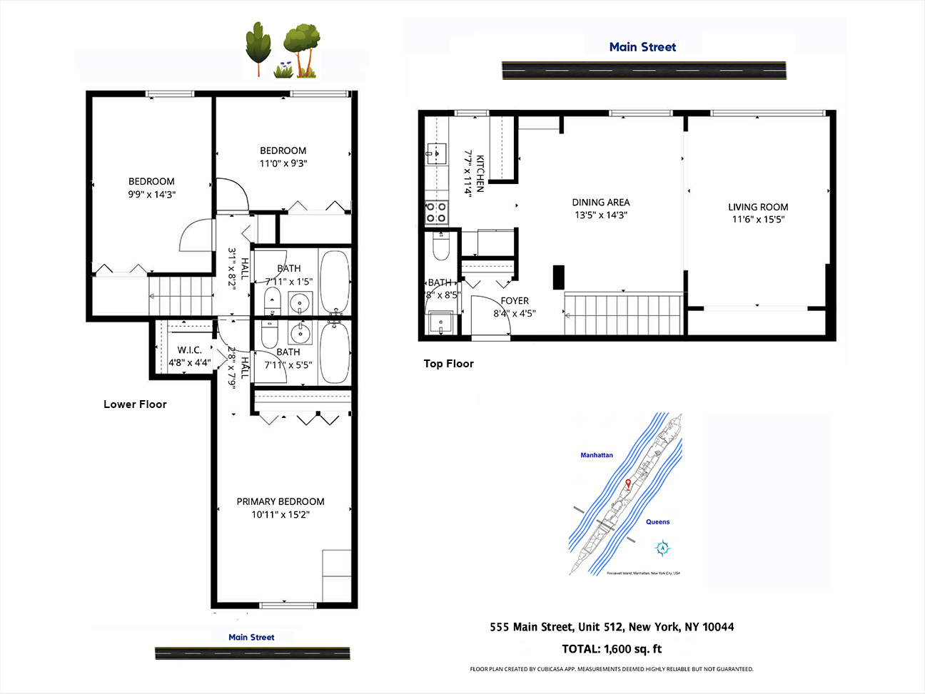 555 Main Street, Unit 512 Manhattan, NY 10044 - Photo 18 of 18