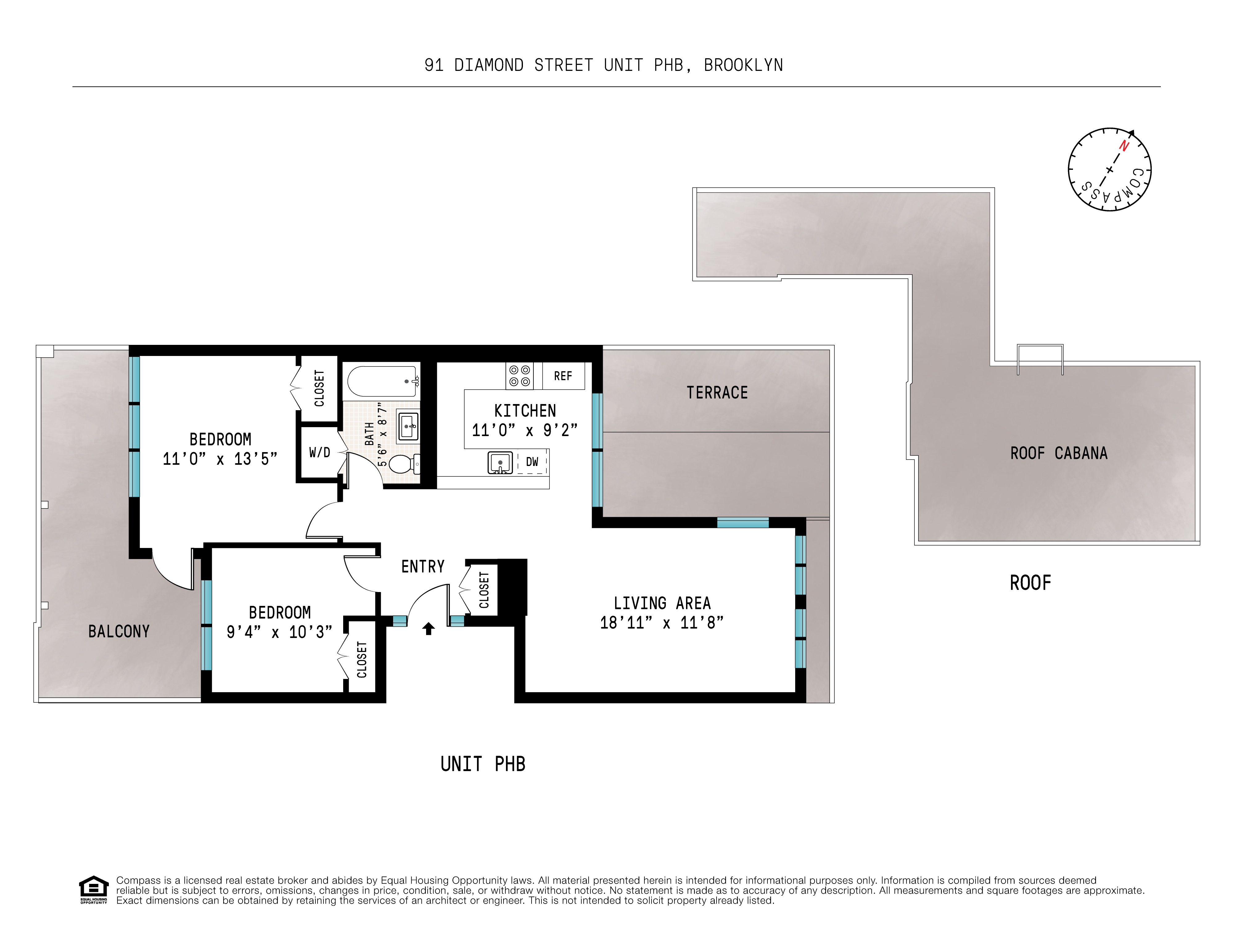 91 Diamond Street, Unit PHB Brooklyn, NY 11222 - Photo 18 of 18 Gallery Image 18