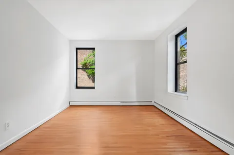 an empty room with window