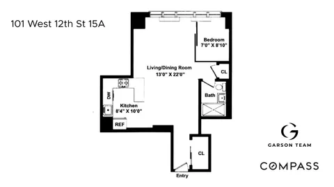 $765,000 | 101 West 12th Street, Unit 15A | West Village