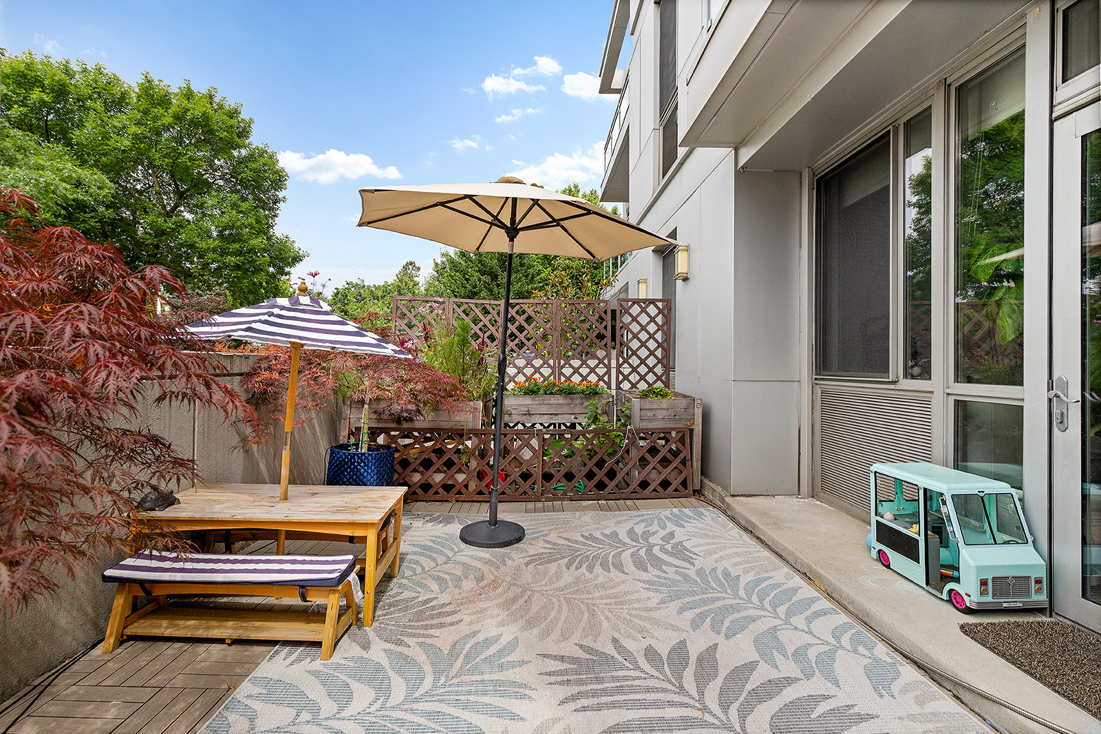 35 McDonald Avenue, Unit 1B Brooklyn, NY 11218 - Photo 7 of 7 a bench sitting in front of a building