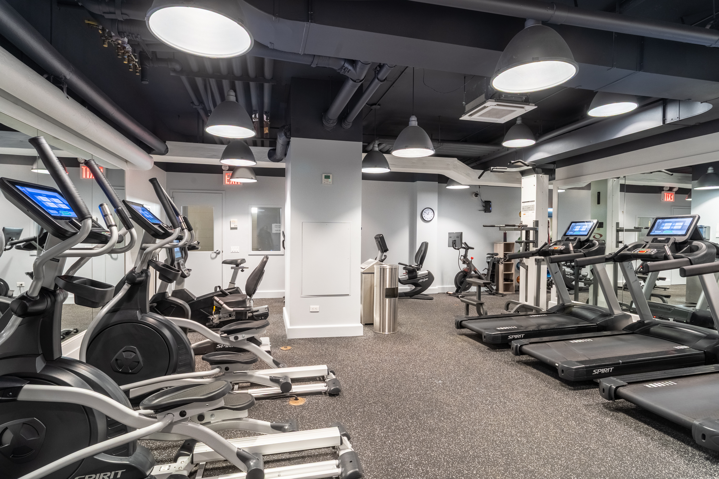 180 West End Avenue, Unit 23D Manhattan, NY 10023 - Photo 18 of 22 a view of a room with gym equipment