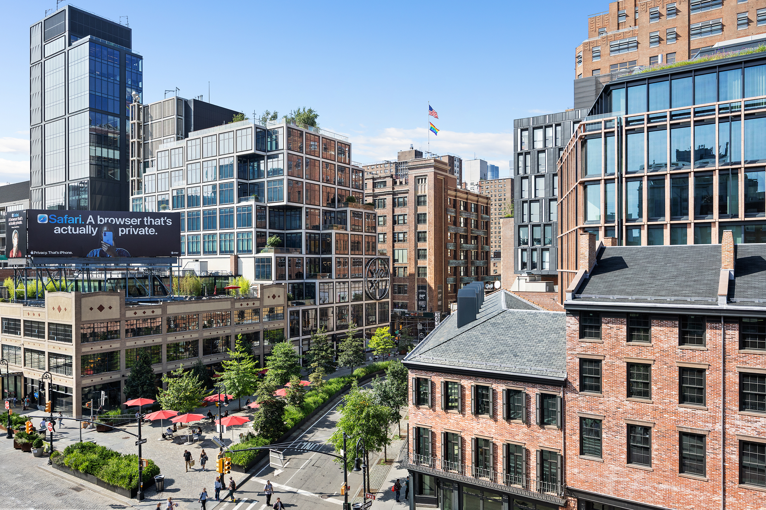 350 West 14th Street, Unit 6D Manhattan, NY 10014 - Photo 13 of 16 a view of a large building with a lot of flower plants
