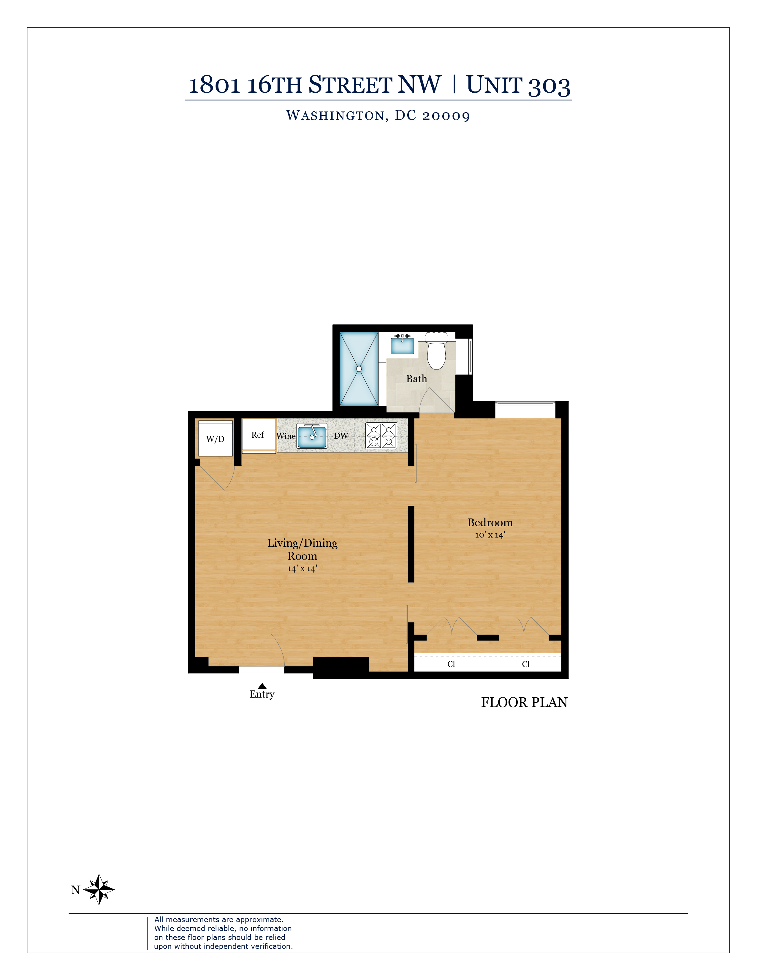 1801 16th Street Northwest, Unit 303 Washington, DC 20009 - Photo 27 of 27