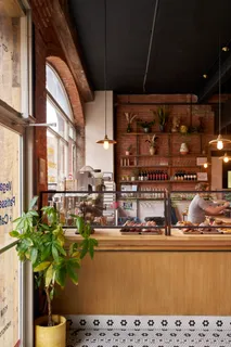 a close view of water heater room