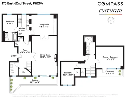 $1,995,000 | 175 East 62nd Street, Unit PHA | Lenox Hill