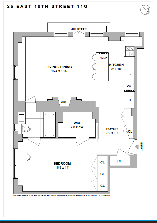 26 East 10th Street, Unit 11G Manhattan, NY 10003 - Photo 14 of 14 unknown