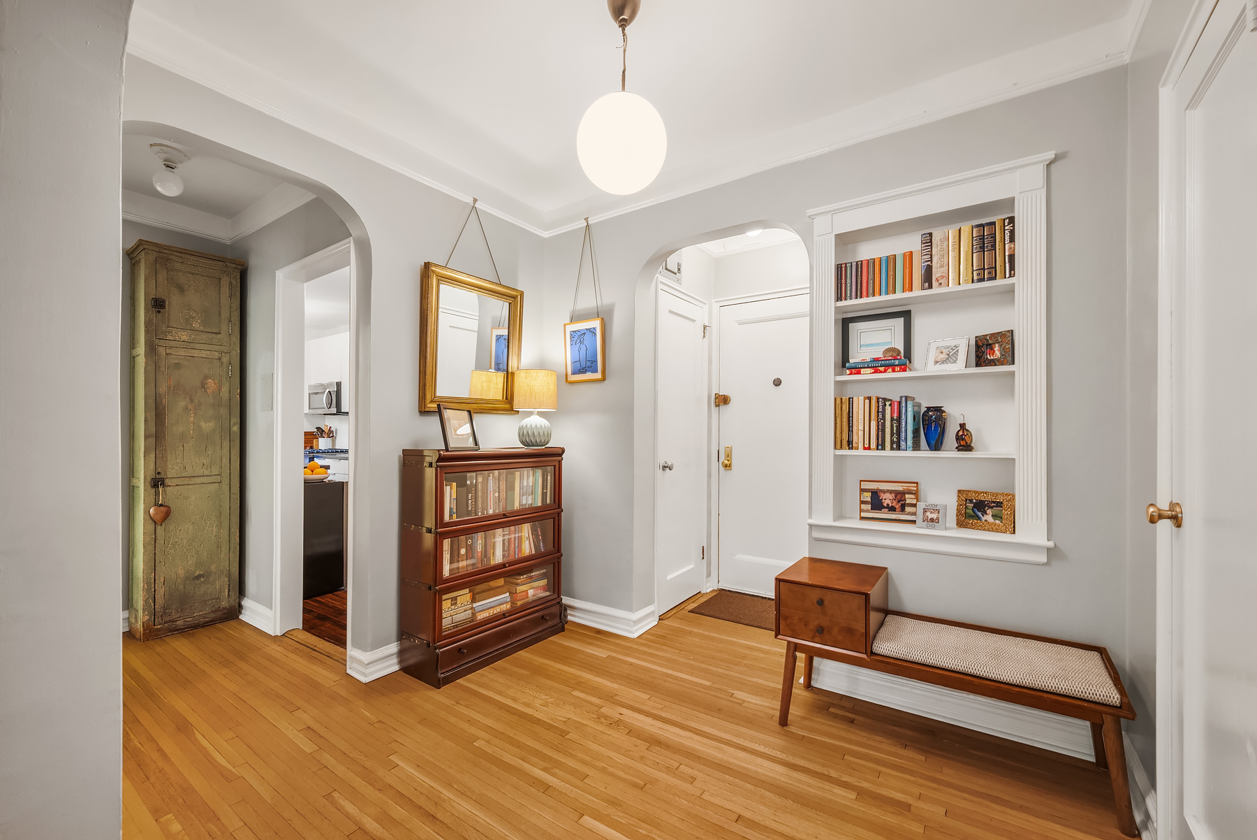 360 Clinton Avenue, Unit 4C Brooklyn, NY 11238 - Photo 4 of 13 a view of a livingroom with furniture and windows