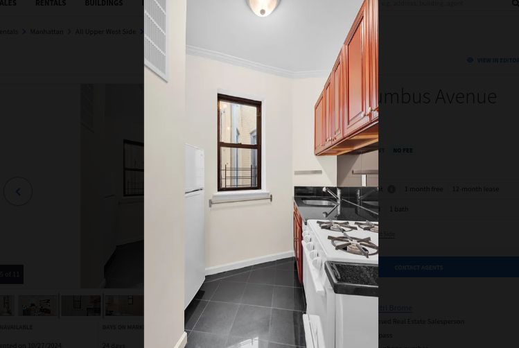 370 Columbus Avenue, Unit 2J Manhattan, NY 10024 - Photo 4 of 9 a kitchen with a stove and a sink