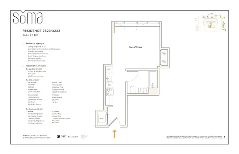 $12,800 | 25 Water Street, Unit 2218 | Financial District