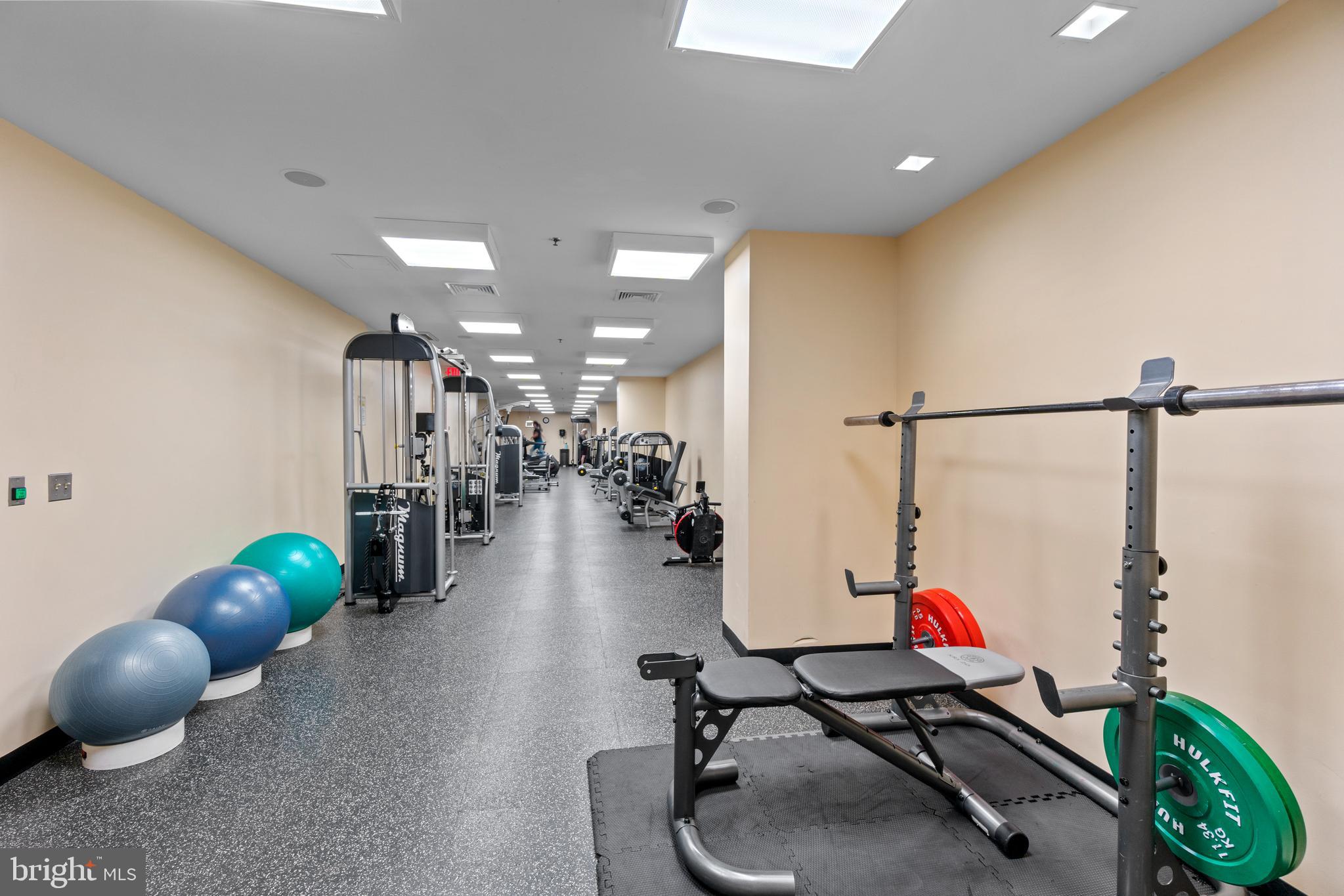 910 M Street Northwest, Unit 403 Washington, DC 20001 - Photo 25 of 31 a view of a room with gym equipment