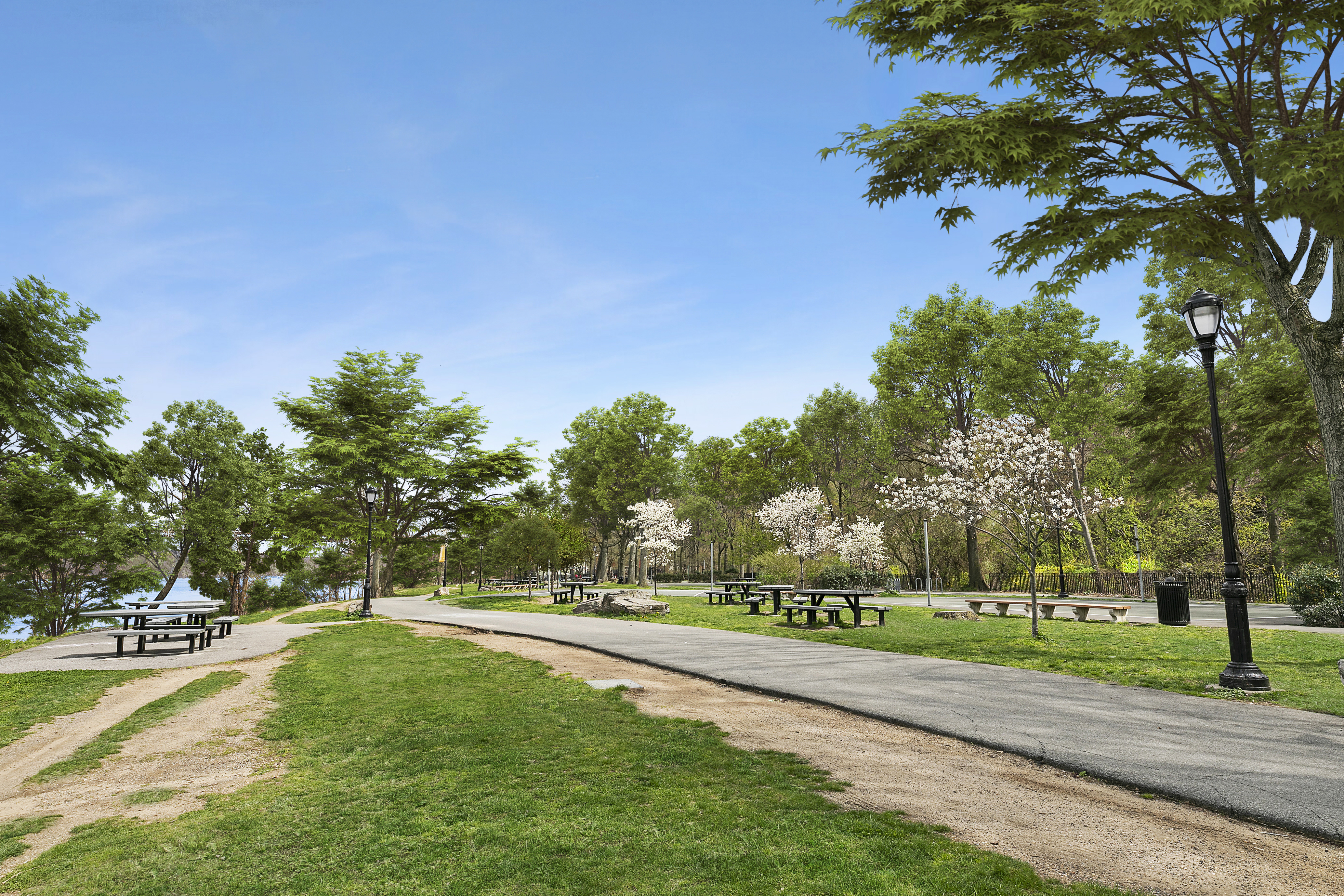 159-00 Riverside Drive West, Unit 2C-50 Manhattan, NY 10032 - Photo 18 of 20 a view of a park