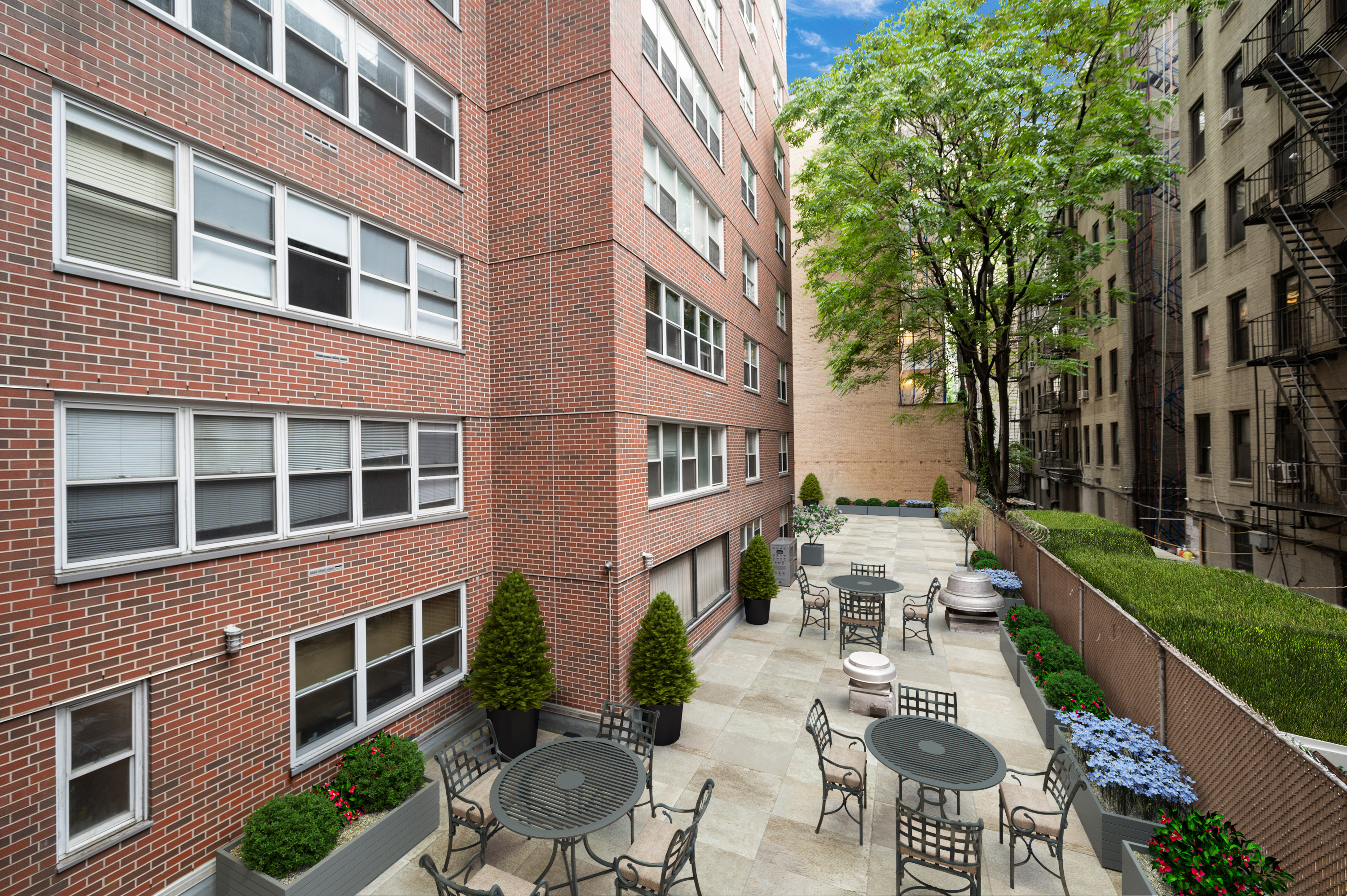 363 East 76th Street, Unit 6E Manhattan, NY 10021 - Photo 11 of 15 a view of a building and outdoor space