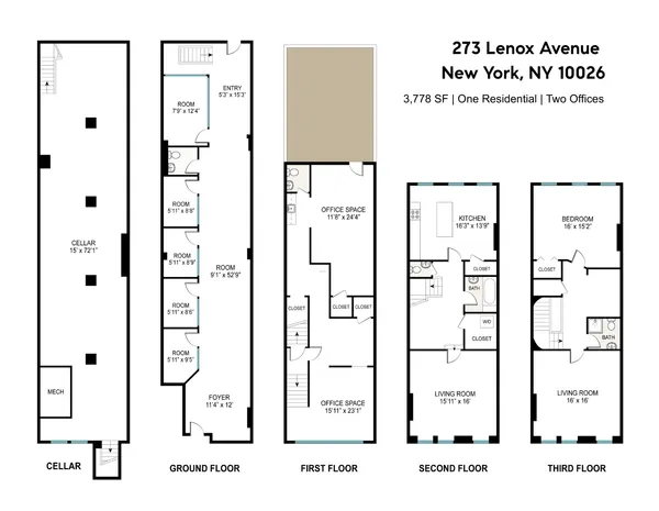 $2,700,000 | 273 Lenox Avenue | Harlem