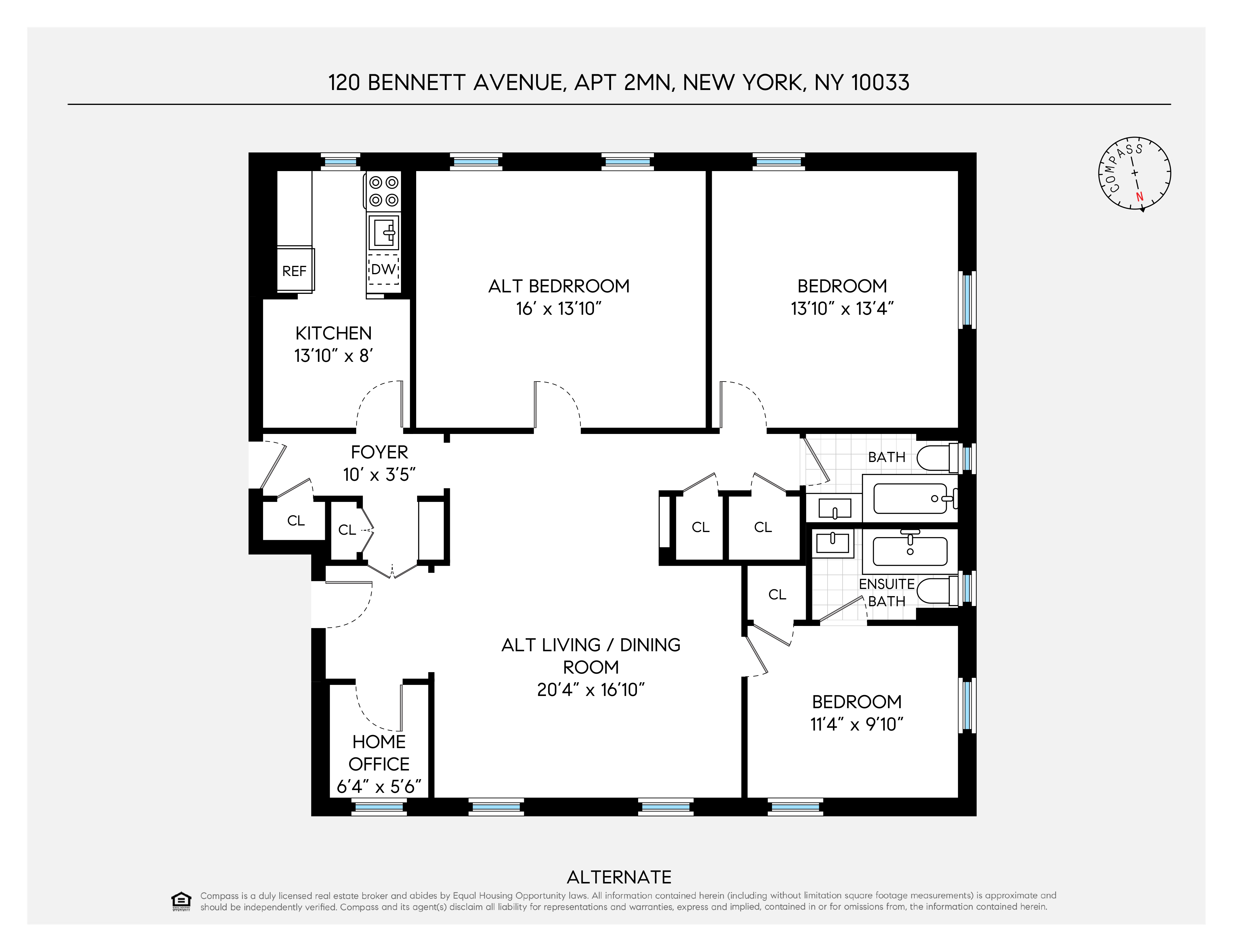 120 Bennett Avenue 2MN Hudson Heights New York NY 10033