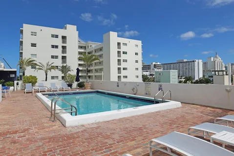 a view of a building with outdoor space