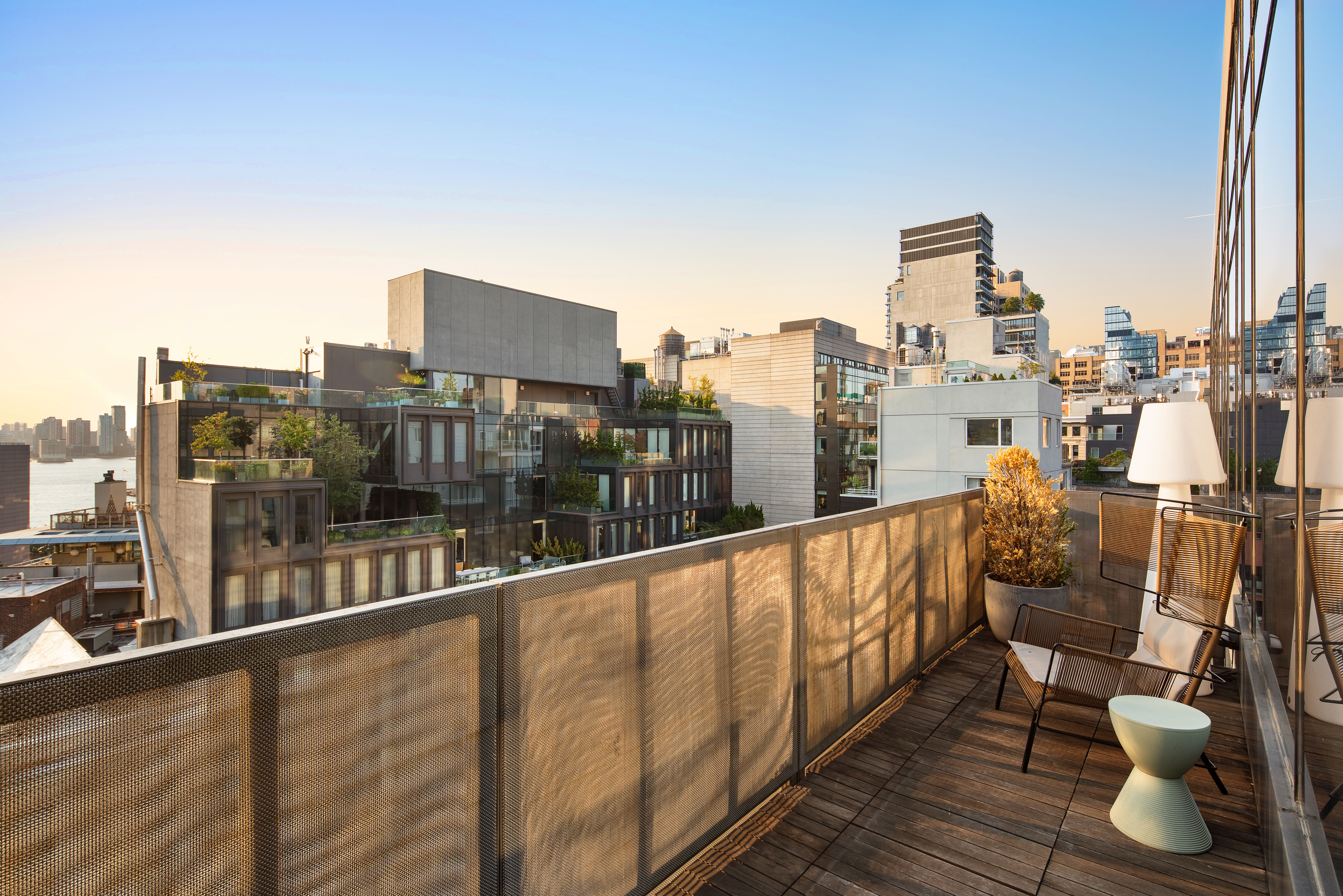 255 Hudson Street, Unit PHB Manhattan, NY 10013 - Photo 9 of 10 a view of city from balcony