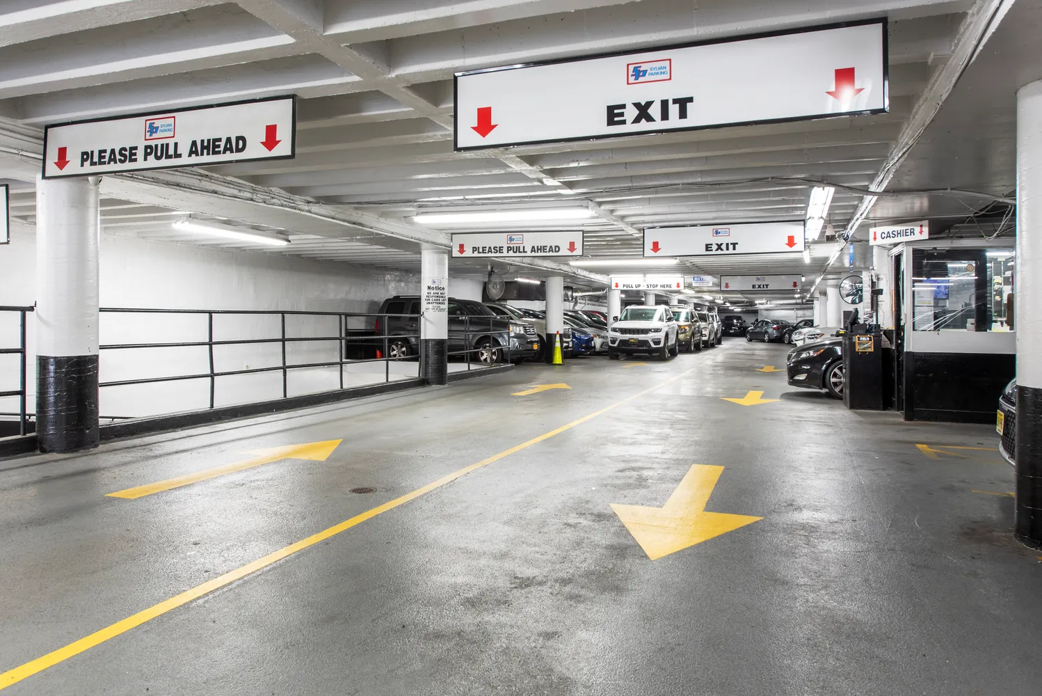 a view of parking area