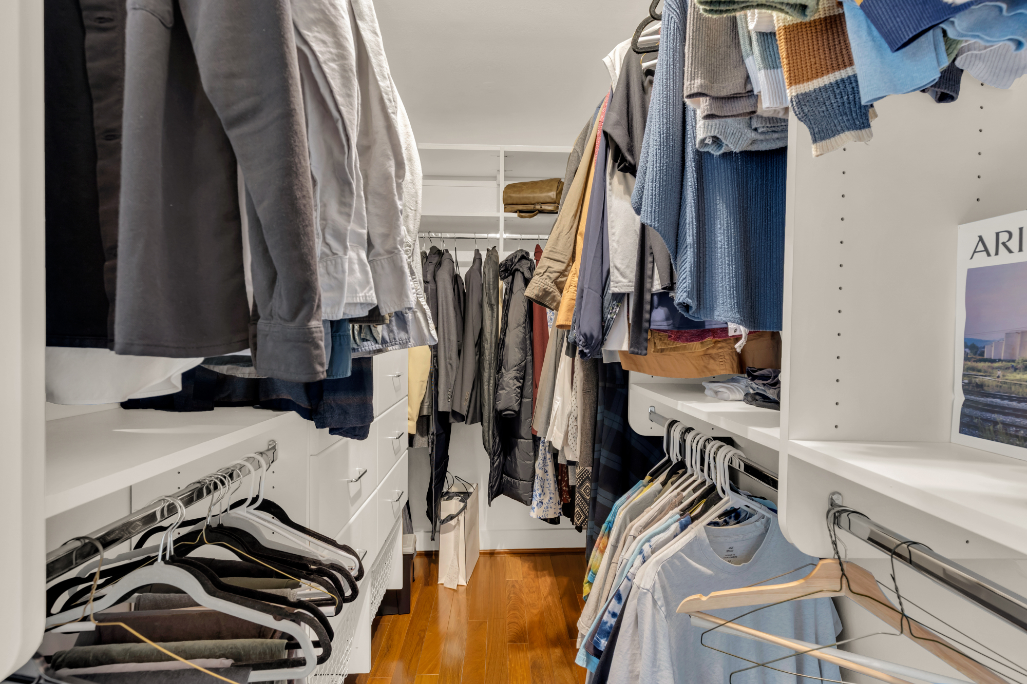 2127 California Street Northwest, Unit 505 Washington, DC 20008 - Photo 31 of 40 a view of walk in closet with clothes