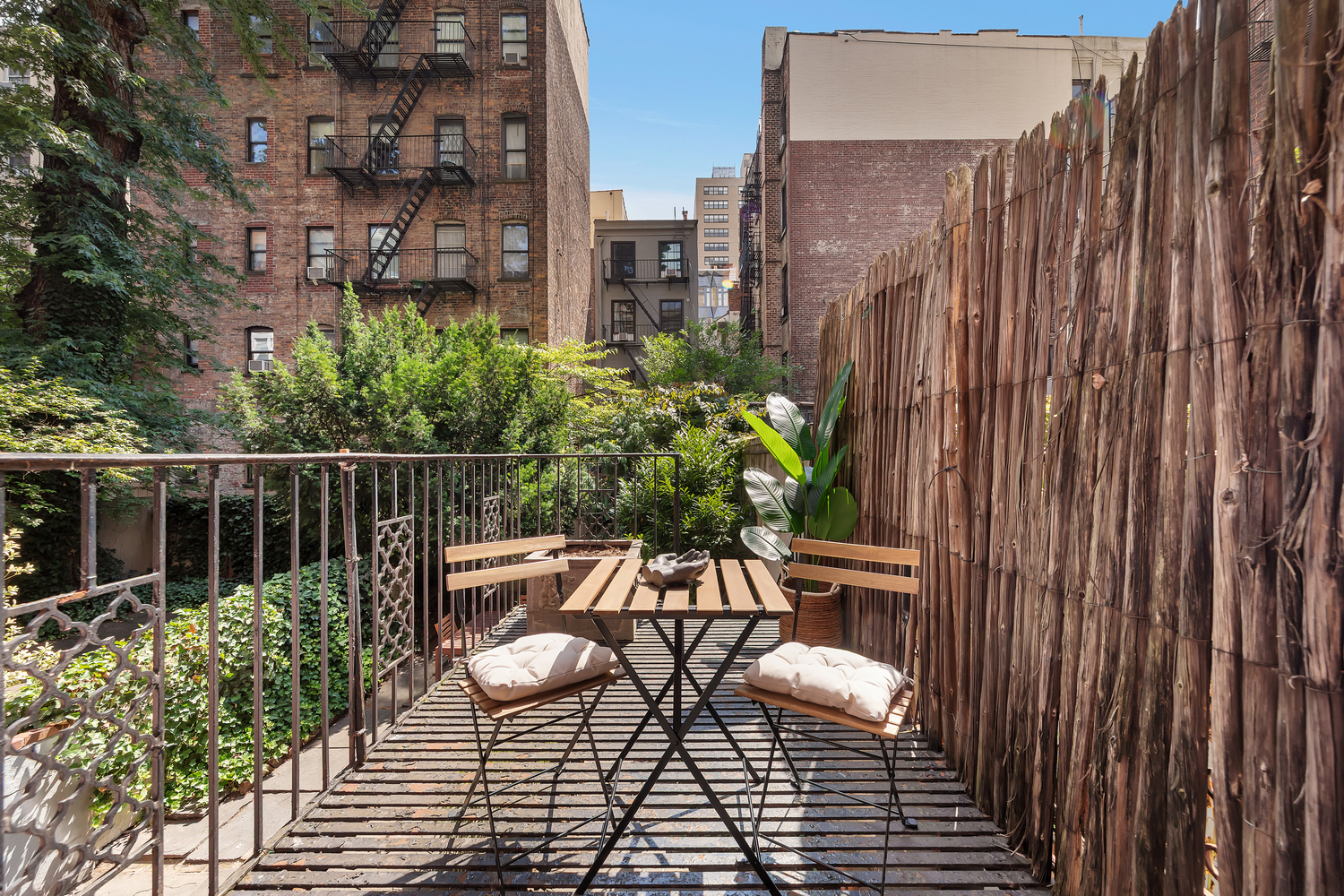 206 East 30th Street Manhattan, NY 10016 - Photo 5 of 17 a view of balcony with wooden floor