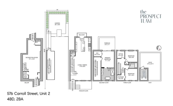 $13,950 | 576 Carroll Street, Unit 2 | Park Slope