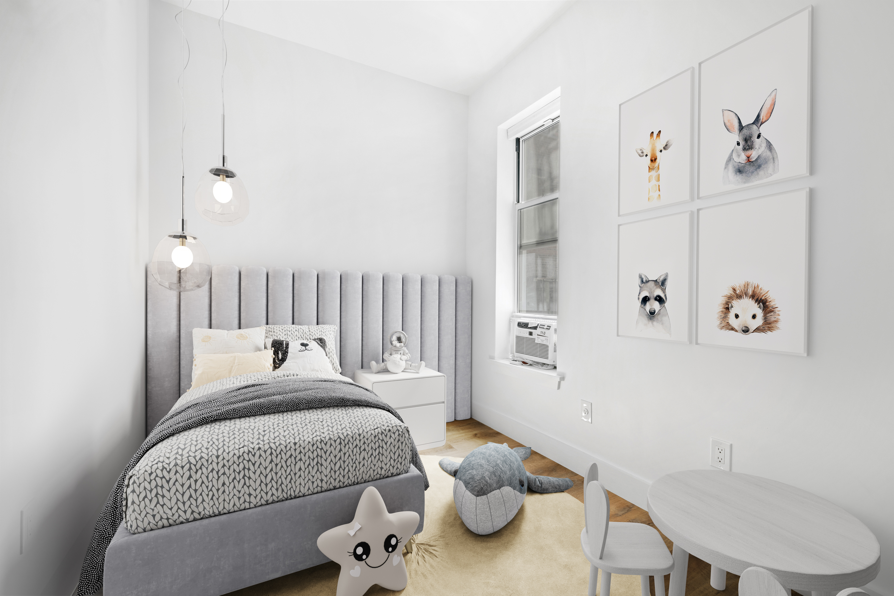 345 West 70th Street, Unit 5F Manhattan, NY 10023 - Photo 6 of 13 a bedroom with a bed and wooden floor