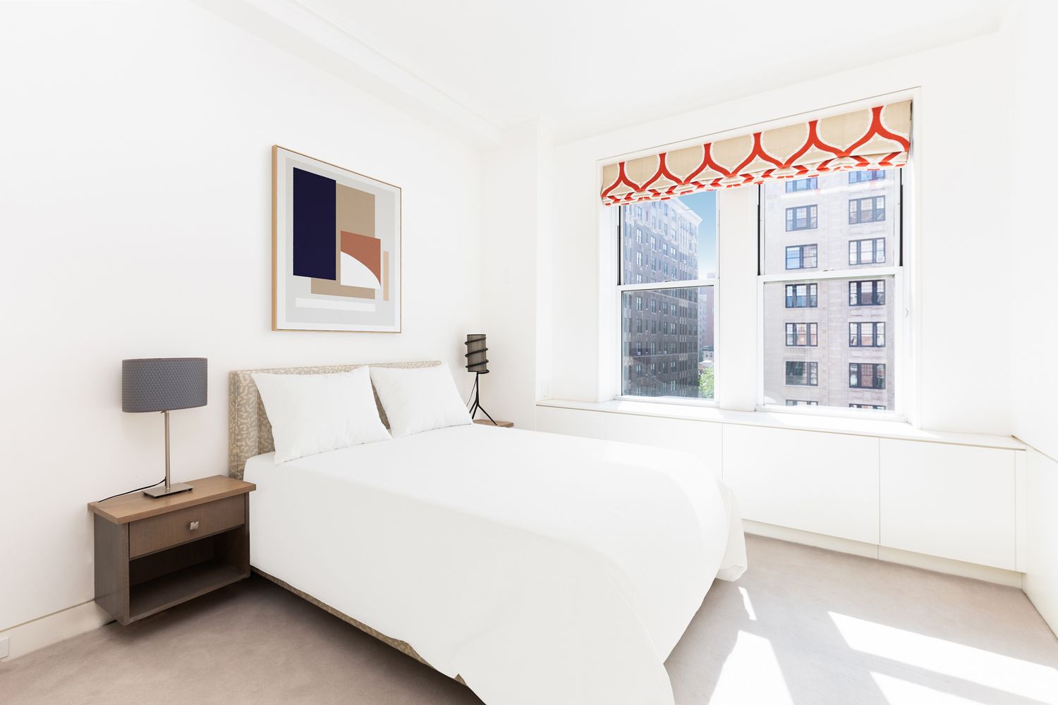 876 Park Avenue, Unit 7N Manhattan, NY 10075 - Photo 14 of 21 a bedroom with a bed and a window