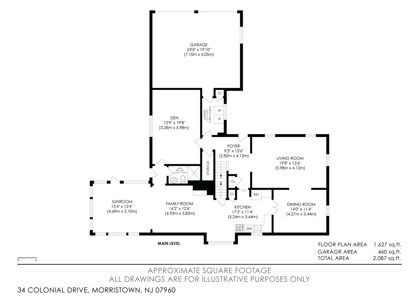 $1,200,000 | 34 Colonial Drive, Morristown, NJ 07960