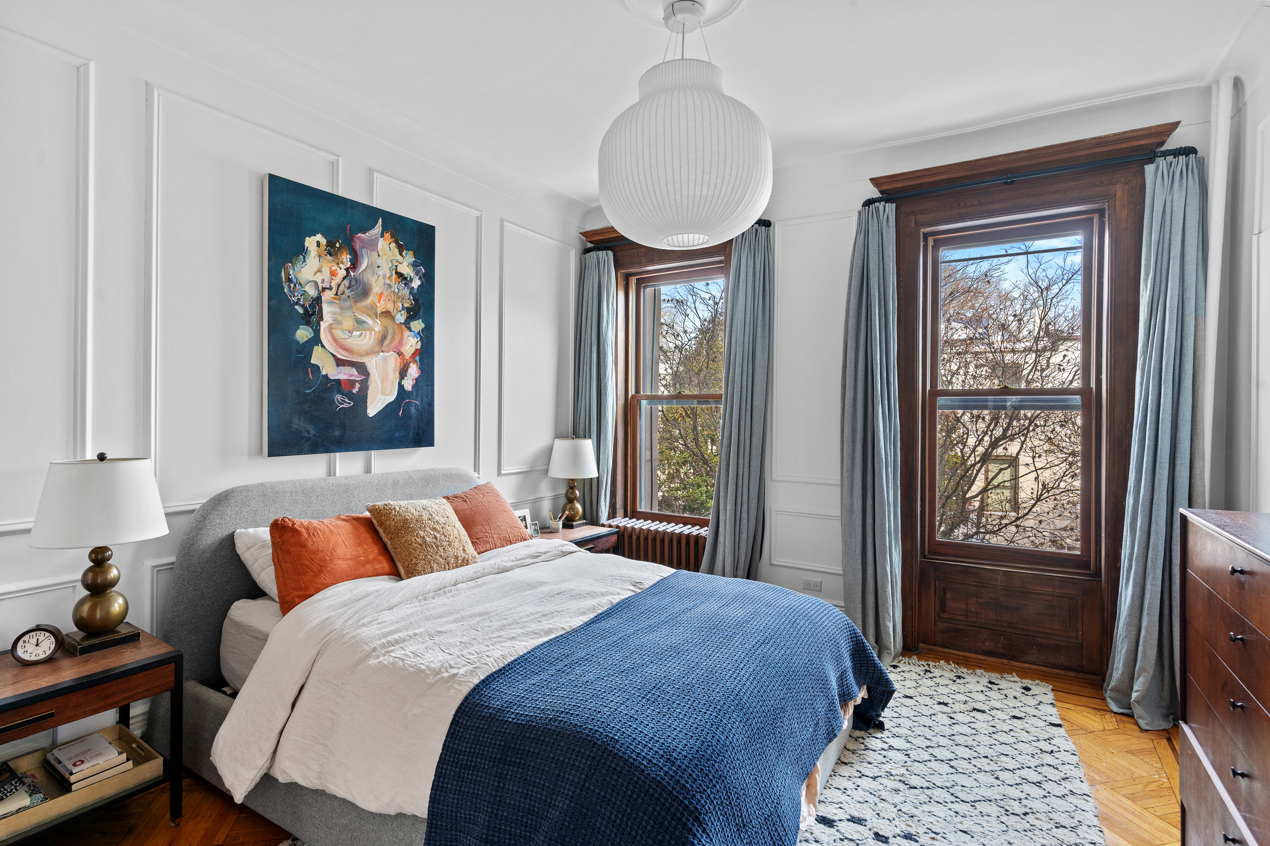 479 4th Street, Unit TRIPLEX Brooklyn, NY 11215 - Photo 10 of 17 a bedroom with a bed and a window