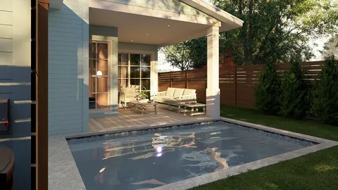 a view of a patio with table and chairs potted plants and floor to ceiling window
