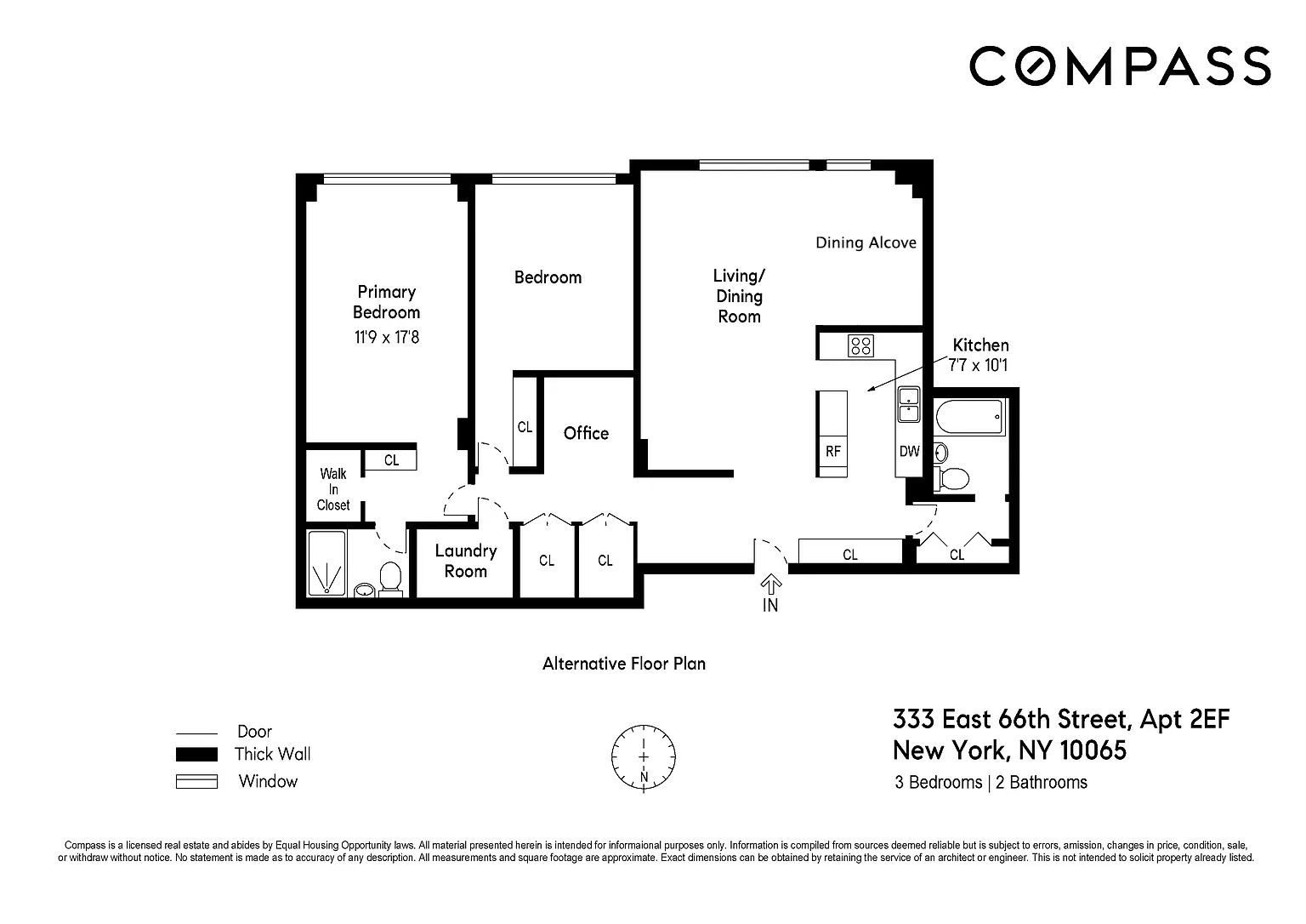 333 East 66th Street, Unit 2FE Manhattan, NY 10065 - Photo 19 of 19 a black and white photo of a bench