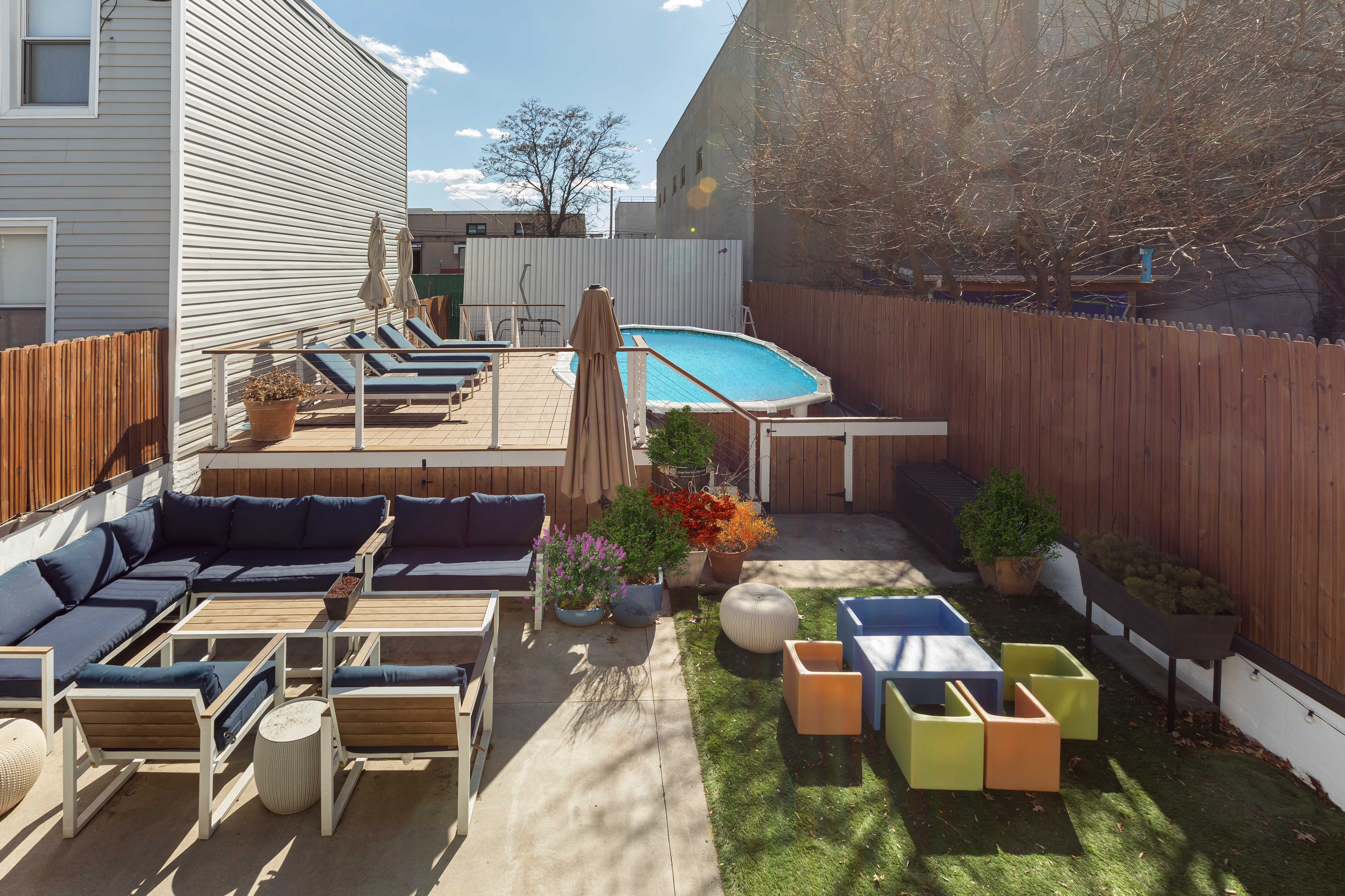 214 Eagle Street Brooklyn, NY 11222 - Photo 7 of 22 an aerial view of a house with outdoor space