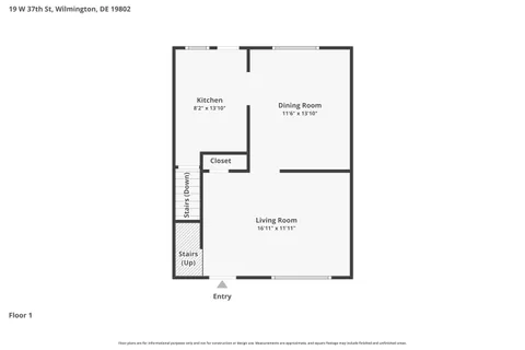 $289,000 | 19 West 37th Street, Wilmington, DE 19802