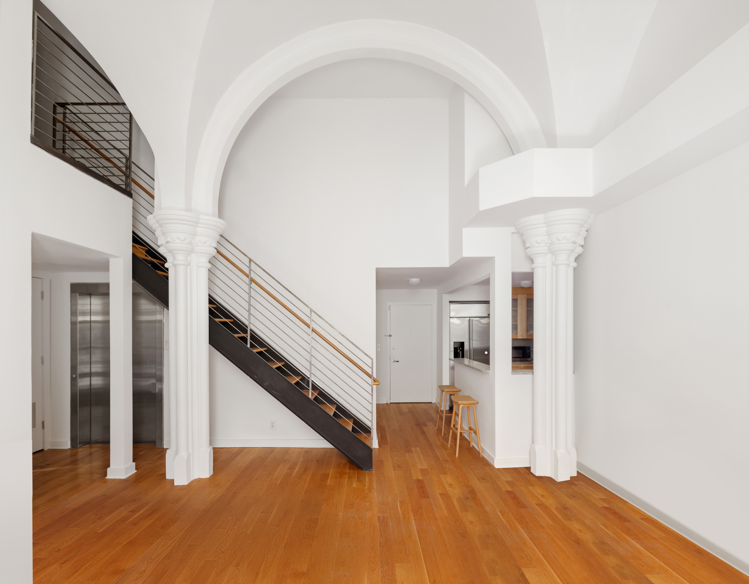 401 Hicks Street, Unit A3A Brooklyn, NY 11201 - Photo 9 of 22 a view of entryway and hall with wooden floor