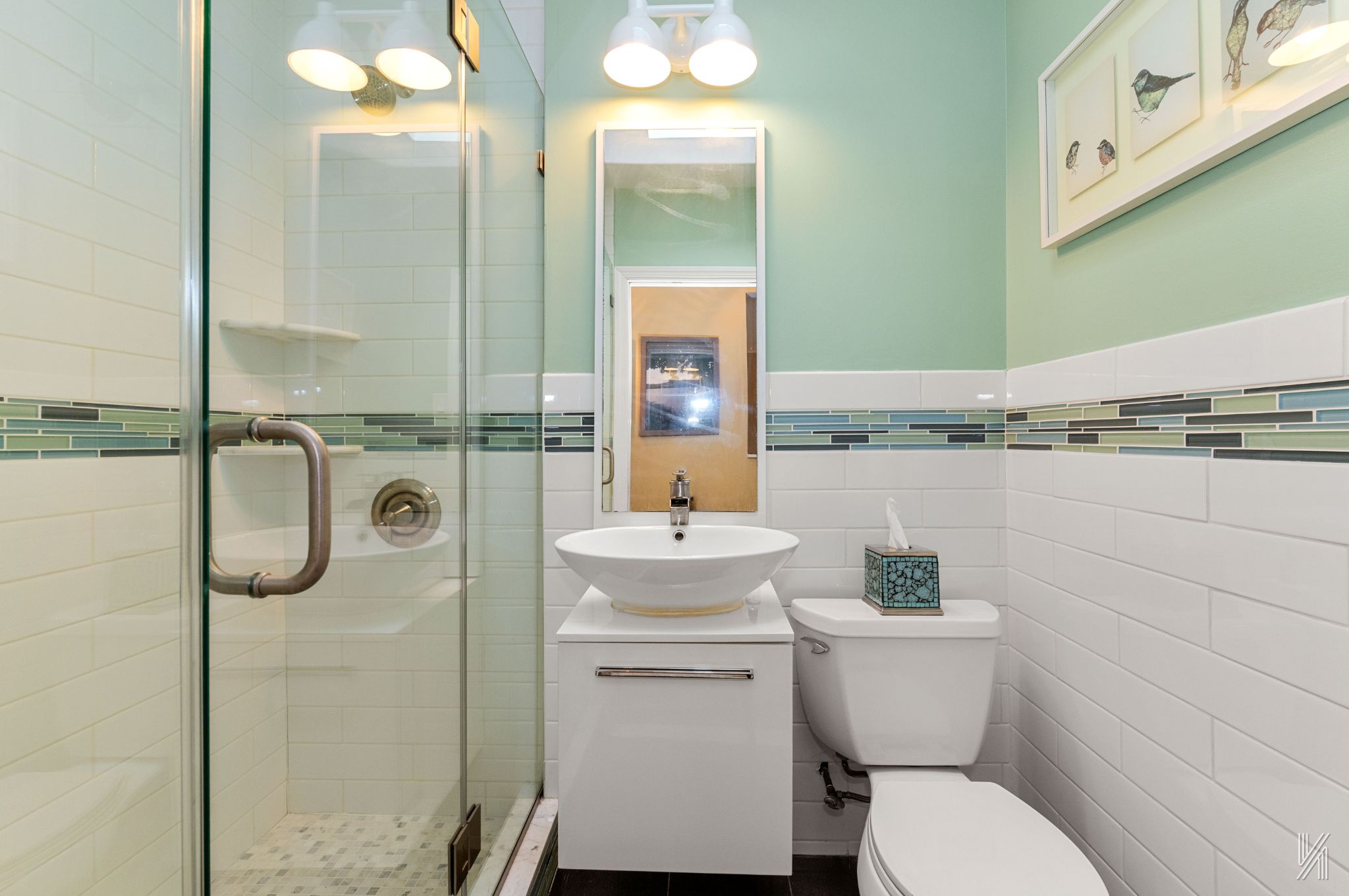 67-17 Eliot Avenue Queens, NY 11379 - Photo 12 of 21 a bathroom with a sink a toilet and shower