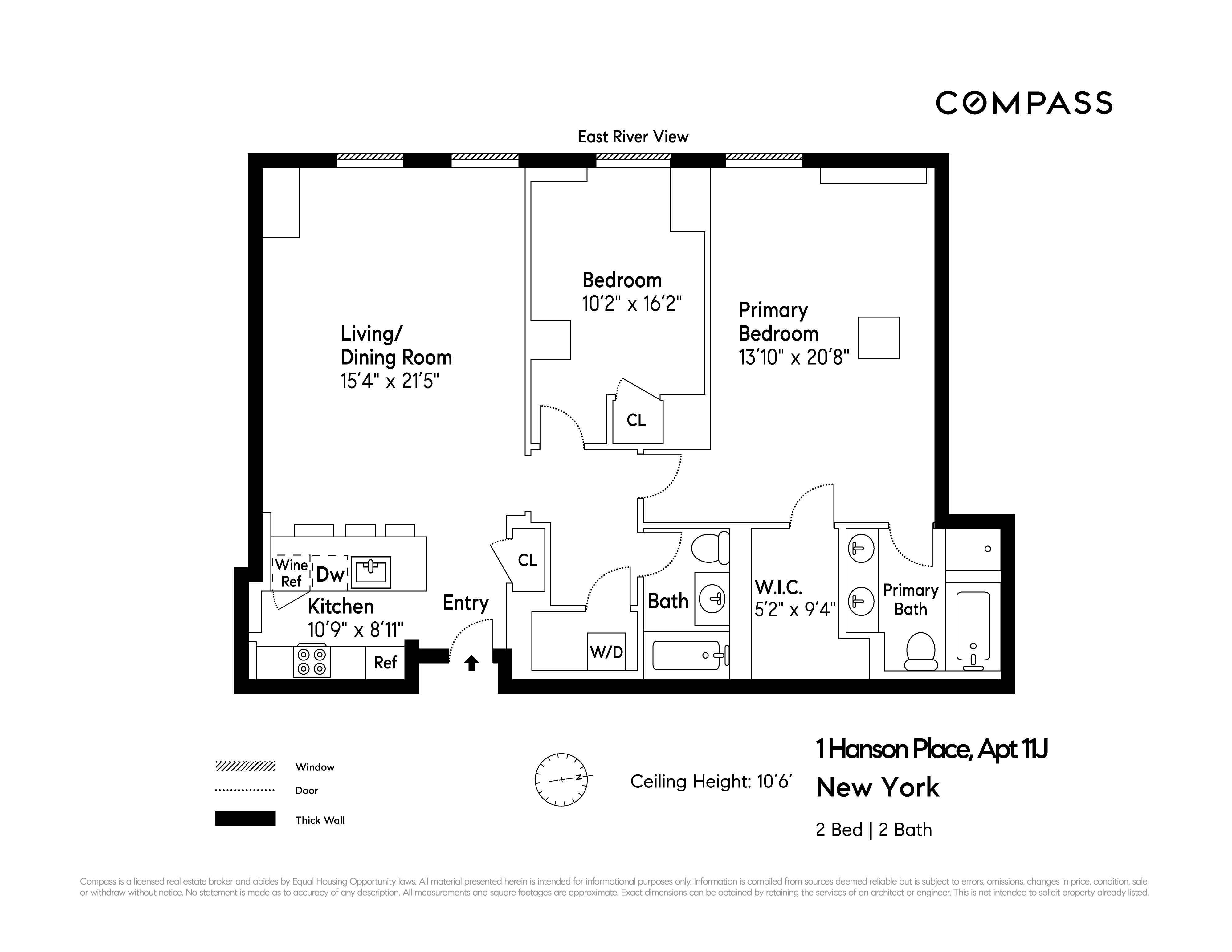 1 Hanson Place 11J Fort Greene Brooklyn NY 11217