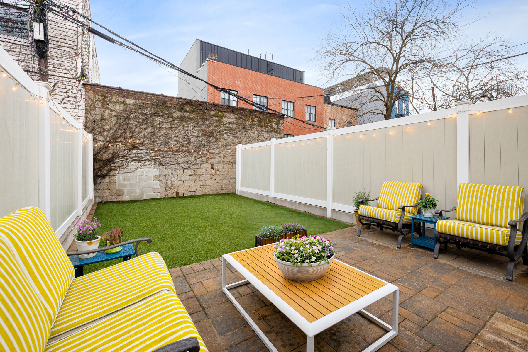 202 22nd Street Brooklyn, NY 11232 - Photo 11 of 28 a view of a backyard with chairs
