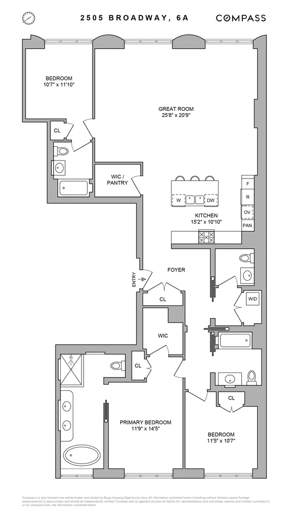 $19,000 | 2505 Broadway, Unit 6A | Upper West Side