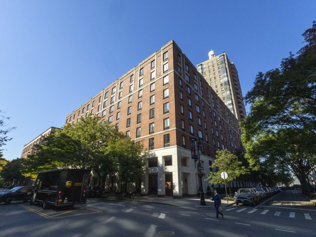 300 Rector Place, Unit 4E Manhattan, NY 10280 - Photo 8 of 9 a view of a building with a street