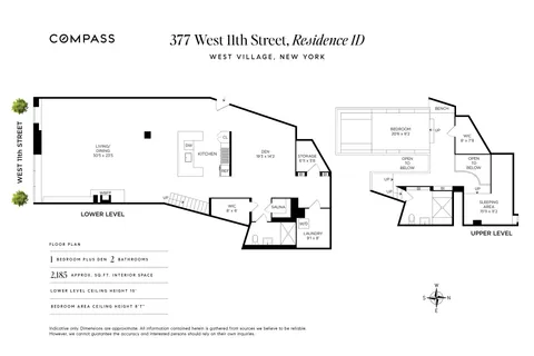 $3,095,000 | 377 West 11th Street, Unit 1D | West Village