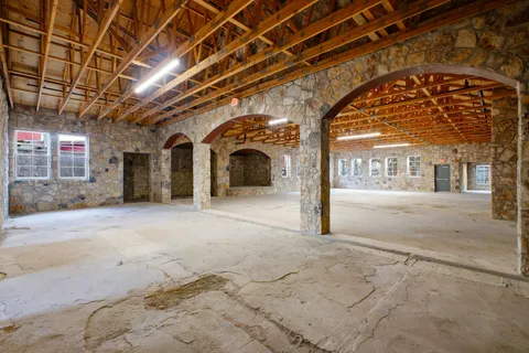 a view of a room with an empty room