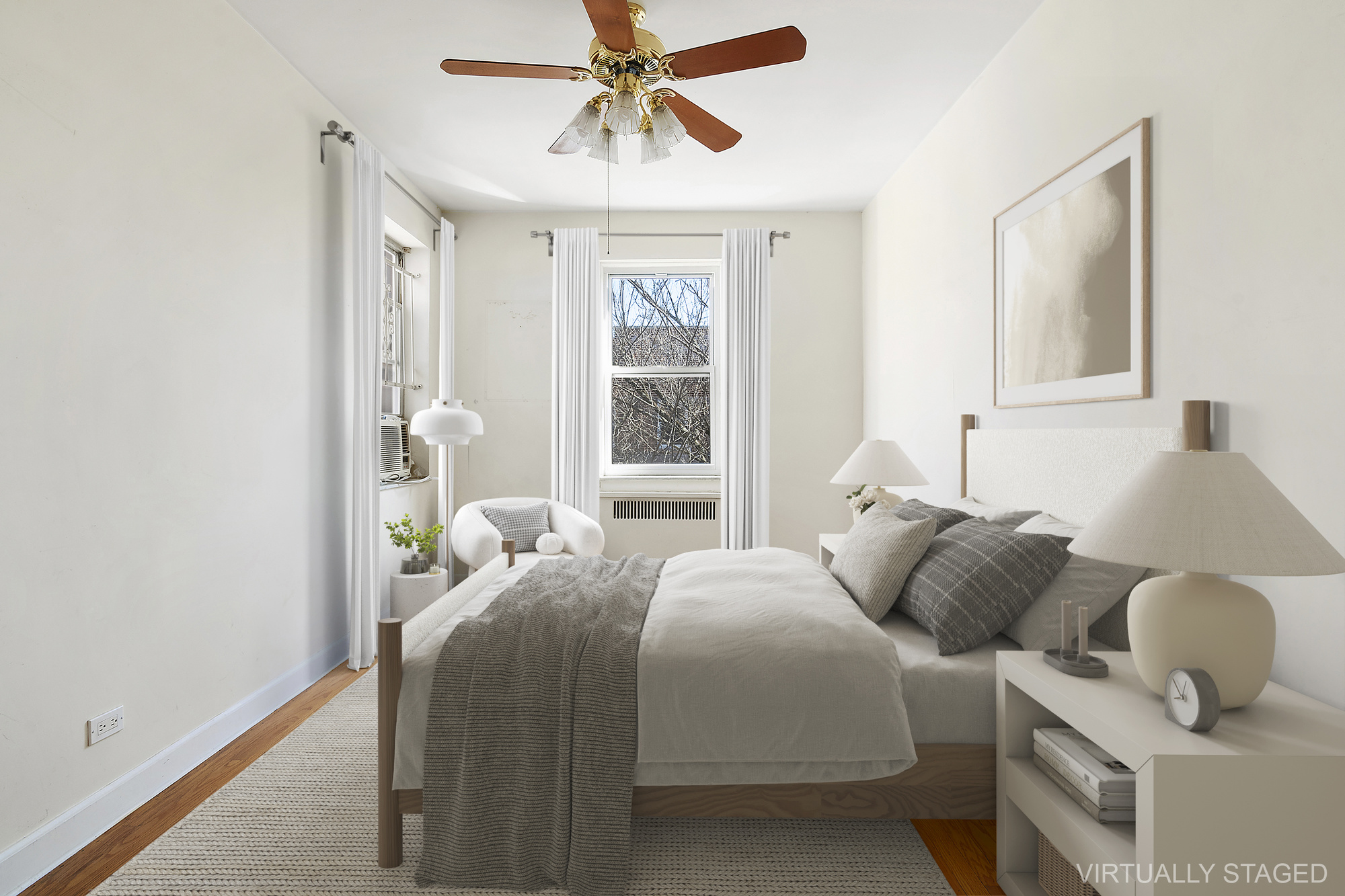 1615 Avenue I, Unit 603 Brooklyn, NY 11230 - Photo 8 of 13 a bedroom with bed and window