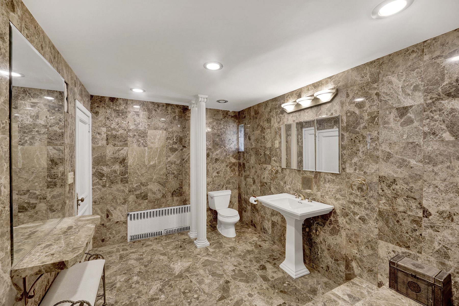 142-15 Newport Avenue Queens, NY 11694 - Photo 33 of 72 a bathroom with a sink toilet and shower