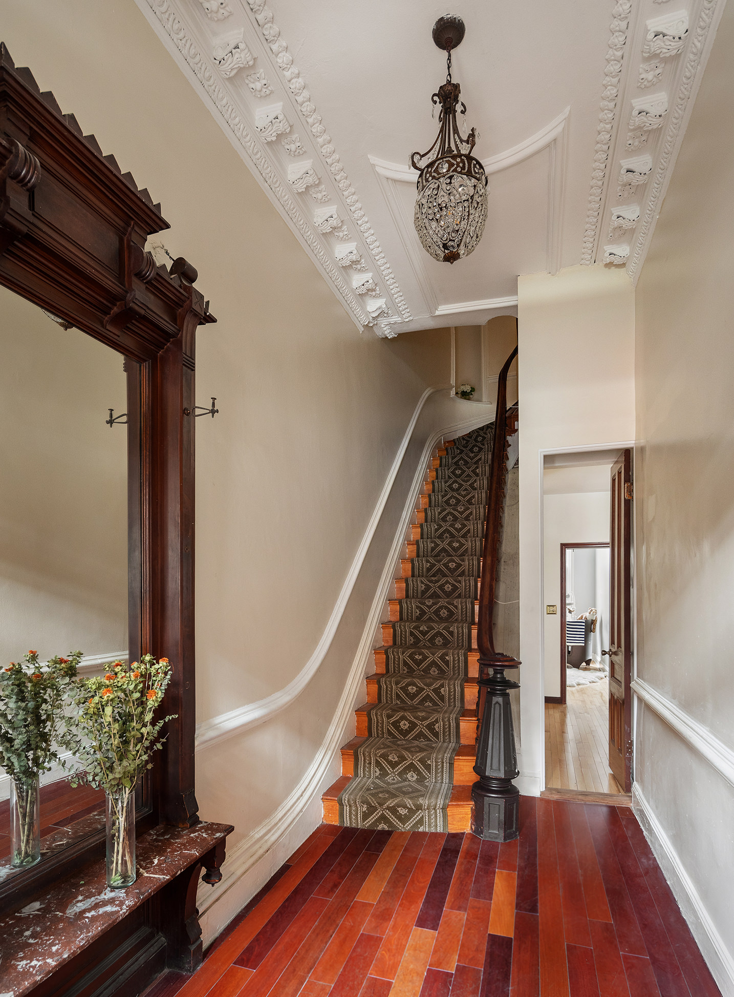 51 South Portland Avenue Brooklyn, NY 11217 - Photo 8 of 18 a view of entryway with wooden floor